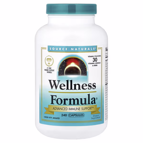 Source Naturals, Wellness Formula®, Advanced Immune Support, 240 Capsules