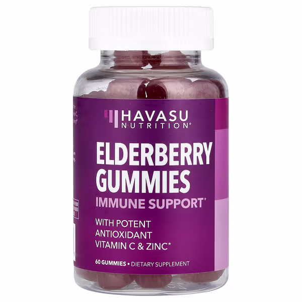 Havasu Nutrition, Elderberry Gummies, 60 Gummies