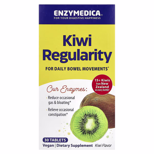 Enzymedica, Kiwi Regularity, Kiwi, 30 Tablets