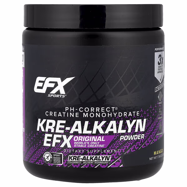 EFX Sports, Kre-Alkalyn EFX Powder, Mango, 7.76 oz (220 g)
