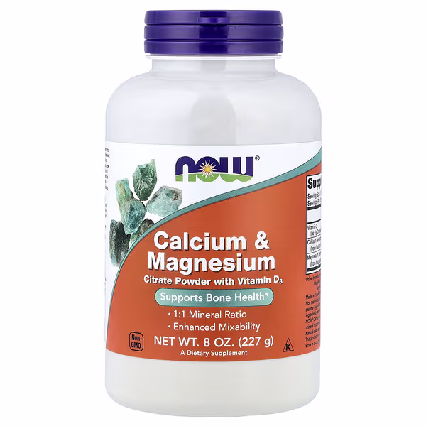 NOW Foods, Calcium & Magnesium With Vitamin D3, 8 oz (227 g)