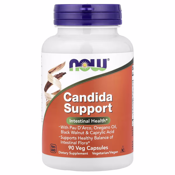 NOW Foods, Candida Support, 90 Veg Capsules