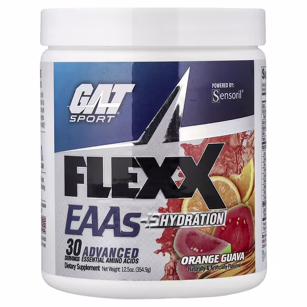 GAT, Flexx EAAs + Hydration, Orange Guava, 12.5 oz (354.9 g)