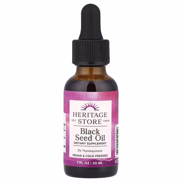 Heritage Store, Black Seed Oil, 1 fl oz (30 ml)
