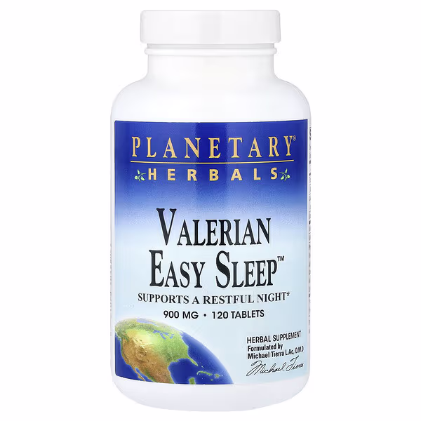 Planetary Herbals, Valerian Easy Sleep™, 120 Tablets