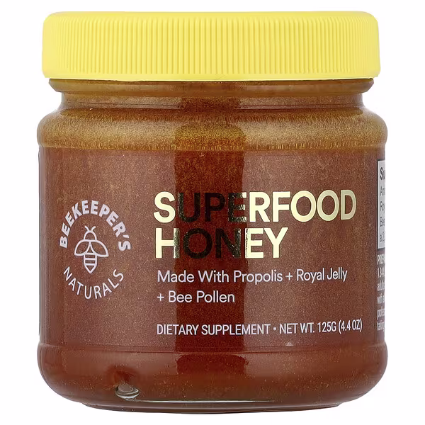Beekeeper's Naturals, Superfood Honey, 4.4 oz (125 g)