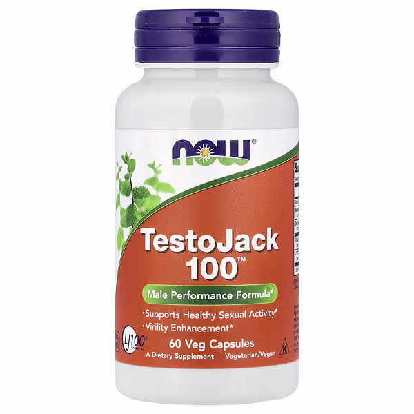 NOW Foods, TestoJack 100™, 60 Veg Capsules