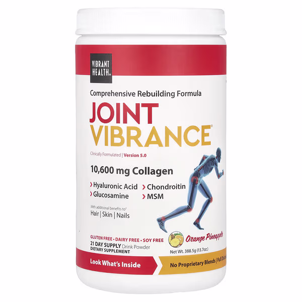 Vibrant Health, Joint Vibrance, Version 5.0, Orange Pineapple, 13.7 oz (388.5 g)