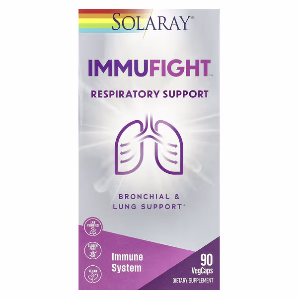 Solaray, ImmuFight™, Respiratory Support, 90 VegCaps