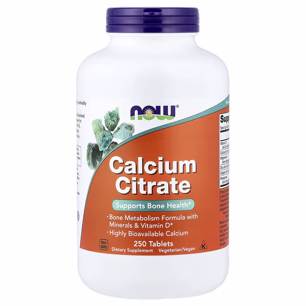 NOW Foods, Calcium Citrate, 250 Tablets