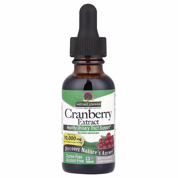 Nature's Answer, Cranberry Extract, Alcohol-Free, 2,000 mg, 1 fl oz (30 ml)