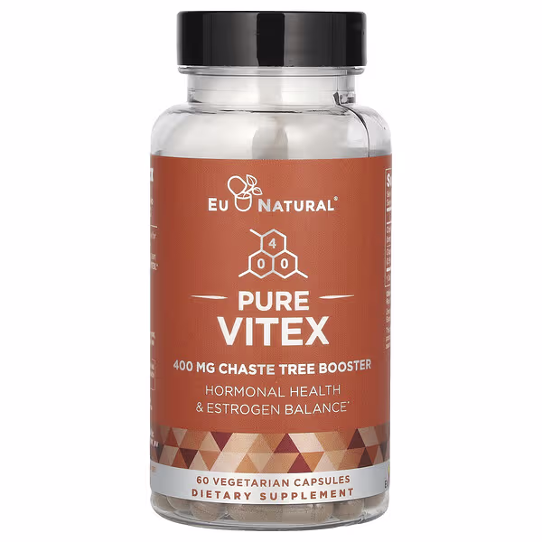 Eu Natural, Pure Vitex, 60 Vegetarian Capsules (400 mg per Capsule)