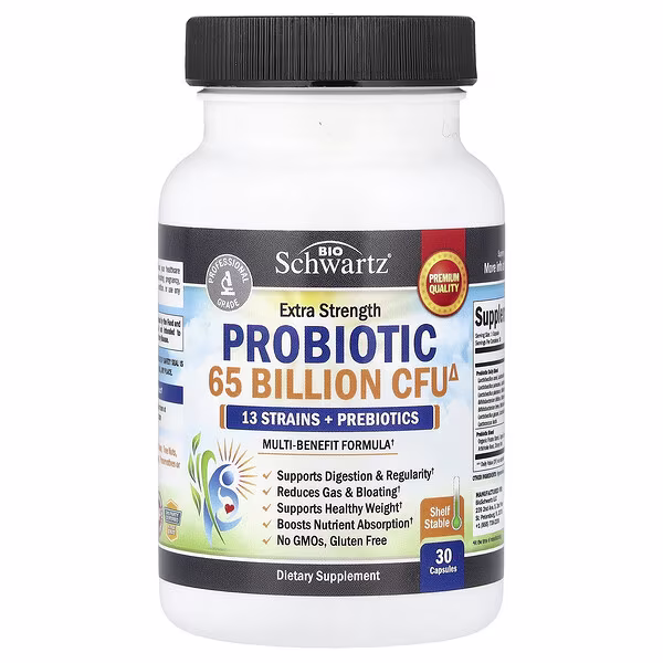 BioSchwartz, Probiotic, 30 Capsules