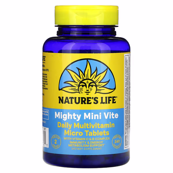 Nature's Life, Mighty Mini Vite, Daily Multivitamin, 240 Micro Tablets