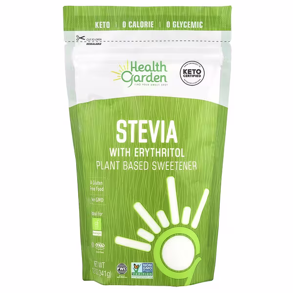 Health Garden, Stevia With Erythritol, 12 oz (341 g)