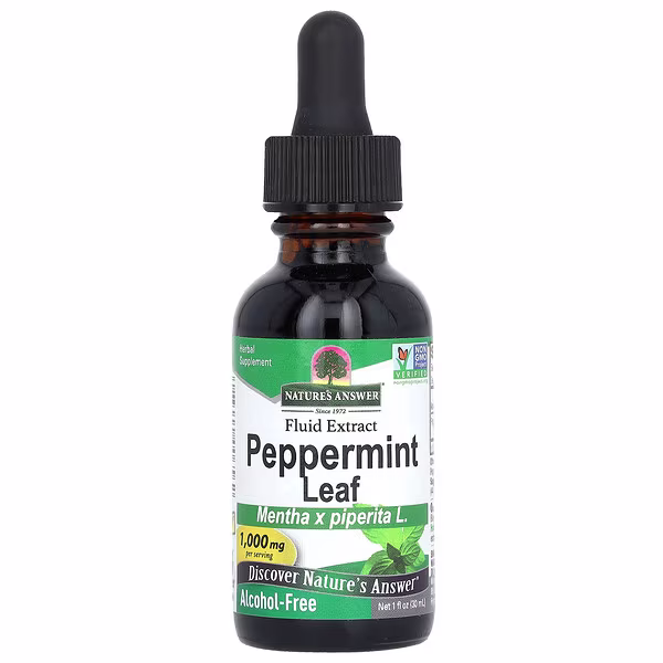 Nature's Answer, Peppermint Leaf, Alcohol-Free , 1,000 mg , 1 fl oz (30 ml)