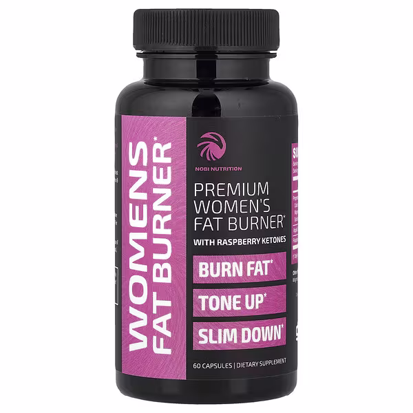 Nobi Nutrition, Premium Women's Fat Burner With Raspberry Ketones, 60 Capsules