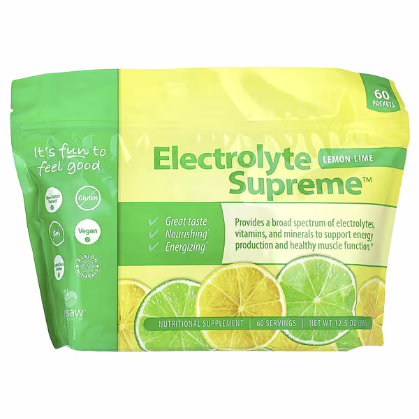 Jigsaw Health, Electrolyte Supreme™, Lemon-Lime, 60 Packets, 5.9 g Each