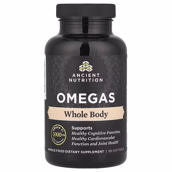 Ancient Nutrition, Omegas, Whole Body, 90 Softgels