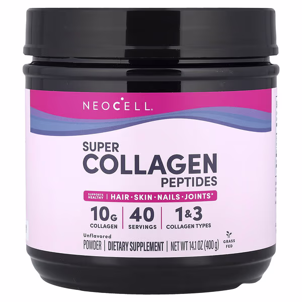 NeoCell, Super Collagen Peptides, Unflavored, 14.1 oz (400 g)