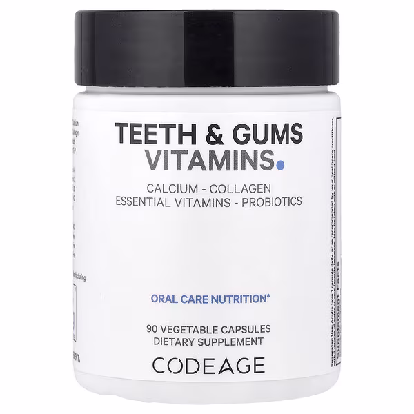Codeage, Teeth & Gums Vitamins, 90 Vegetable Capsules