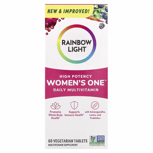 Rainbow Light, Women's One™ Daily Multivitamin, High Potency, 60 Vegetarian Tablets