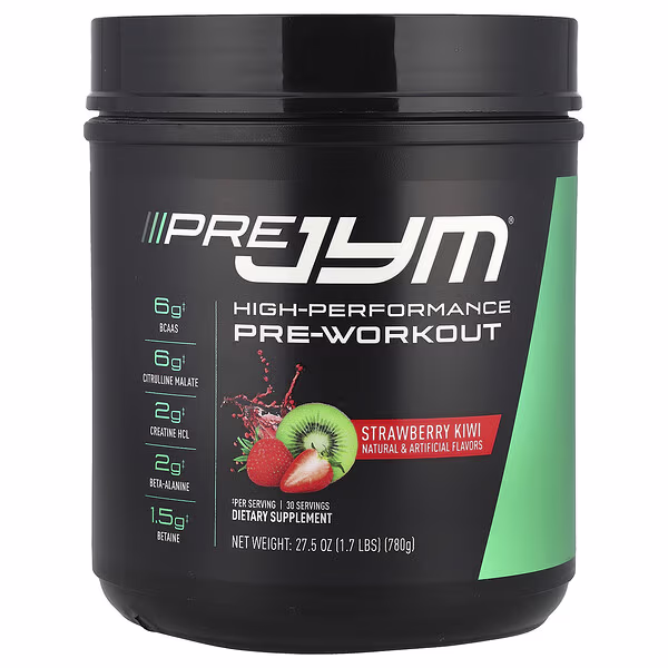 JYM Supplement Science, Pre JYM®, High-Performance Pre-Workout, Strawberry Kiwi, 1.7 lbs (780 g)