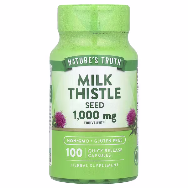 Nature's Truth, Milk Thistle Seed, 1,000 mg, 100 Quick Release Capsules
