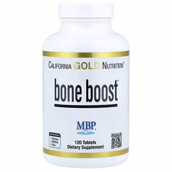 California Gold Nutrition, Bone Boost® with Calcium, Magnesium, Vitamin C and Potassium, 120 Tablets