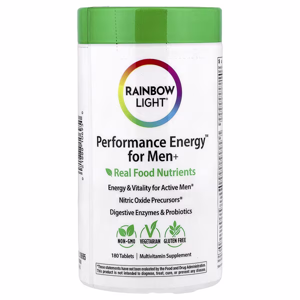 Rainbow Light, Performance Energy™ for Men+, 180 Tablets