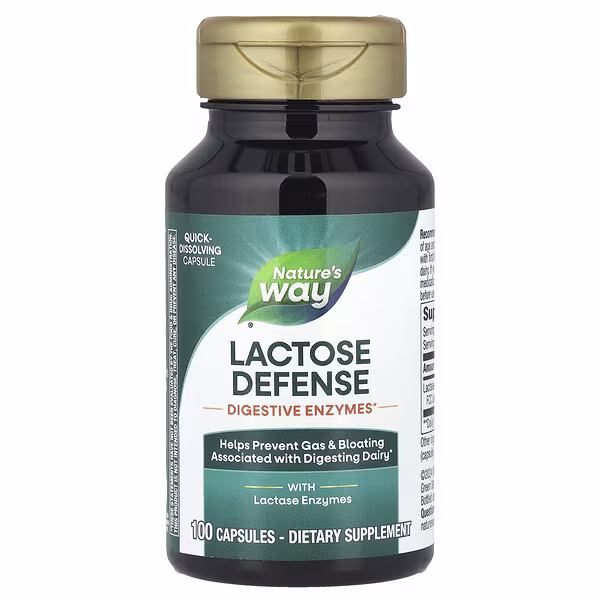 Nature's Way, Lactose Defense, 100 Capsules (230 mg per Capsule)