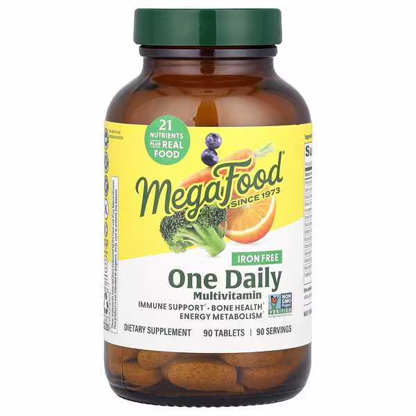 MegaFood, One Daily Multivitamin, Iron Free , 90 Tablets
