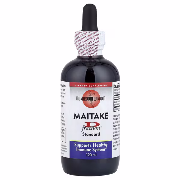 Mushroom Wisdom, Maitake D-Fraction®, Standard, 120 ml