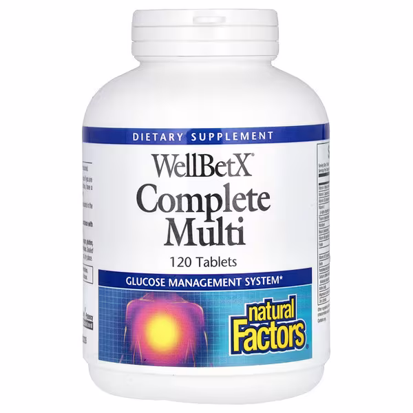 Natural Factors, WellBetX®, Complete Multi, 120 Tablets