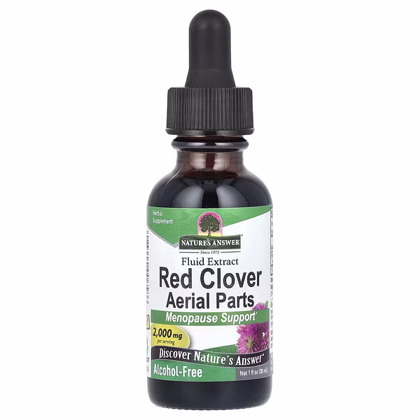 Nature's Answer, Red Clover Aerial Parts, Fluid Extract, Alcohol-Free, 2,000 mg, 1 fl oz (30 ml)