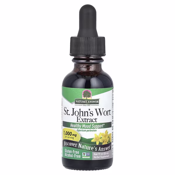 Nature's Answer, St. John's Wort Extract, Alcohol-Free, 1,000 mg, 1 fl oz (30 ml)