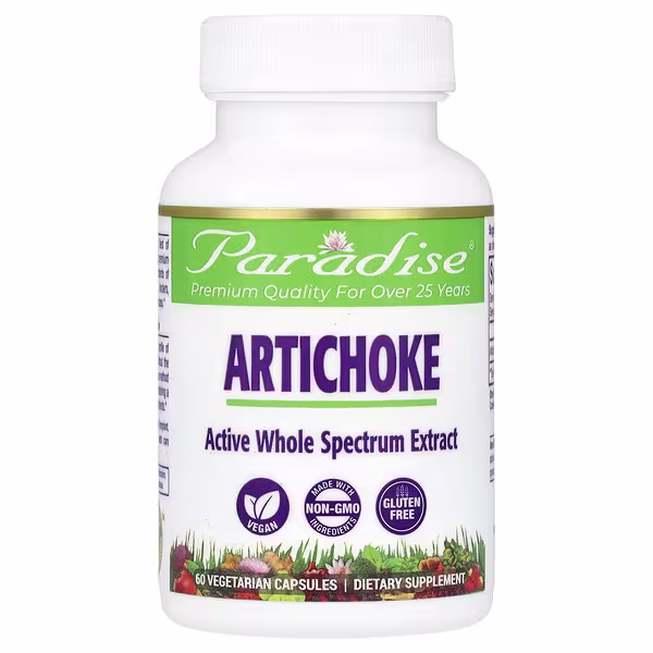 Paradise Herbs, Artichoke, 60 Vegetarian Capsules (250 mg per Capsule)