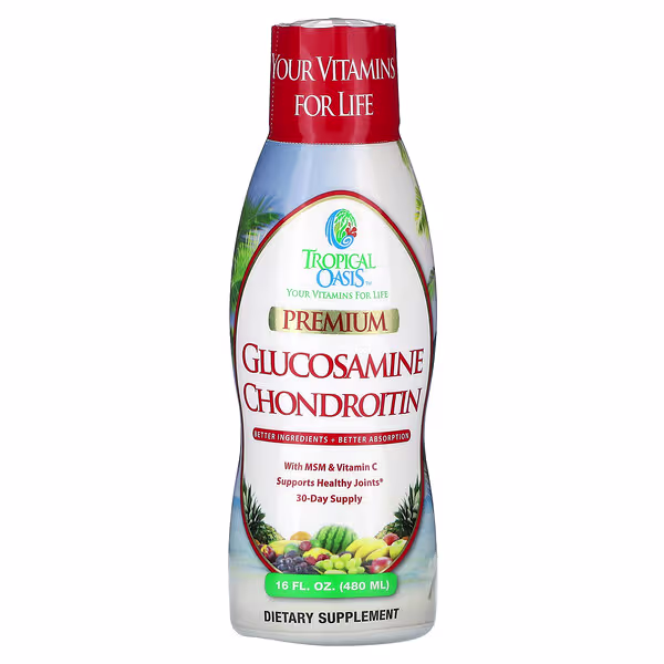 Tropical Oasis, Premium Glucosamine Chondroitin, 16 fl oz (480 ml)