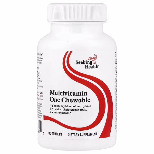Seeking Health, Multivitamin One Chewable, 30 Tablets