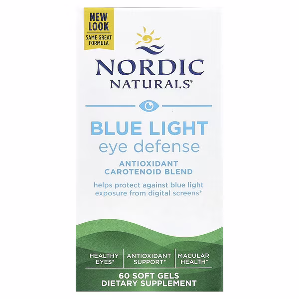 Nordic Naturals, Blue Light Eye Defense, 60 Softgels