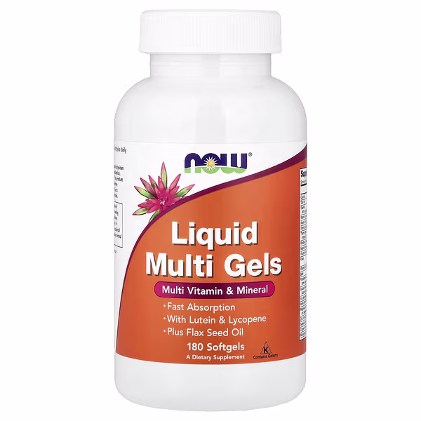 NOW Foods, Liquid Multi Gels, 180 Softgels