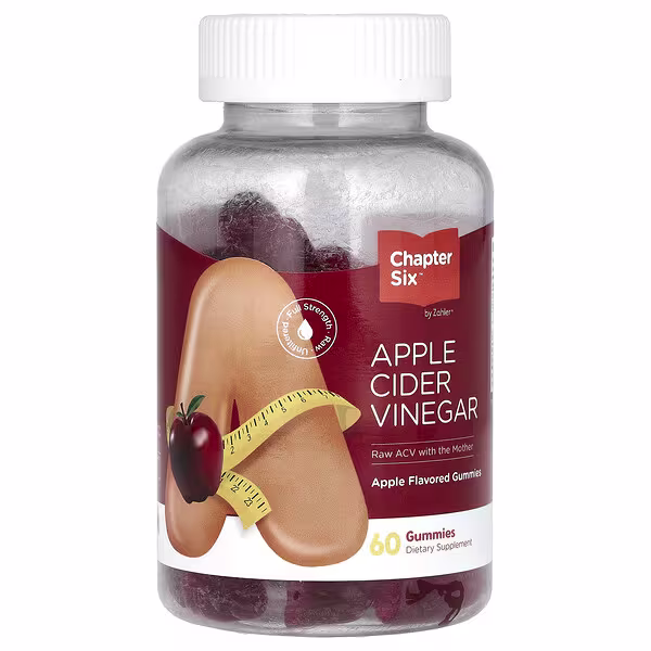 Chapter Six, Apple Cider Vinegar Gummies, Apple, 60 Gummies