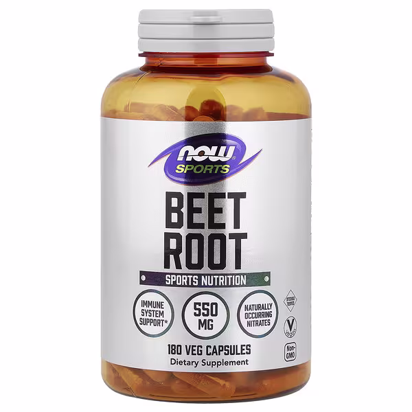 NOW Foods, Sports, Beet Root, 180 Veg Capsules (550 mg per Capsule)