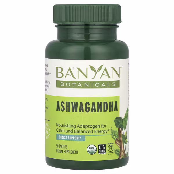 Banyan Botanicals, Ashwagandha, 90 Tablets (500 mg per Tablet)