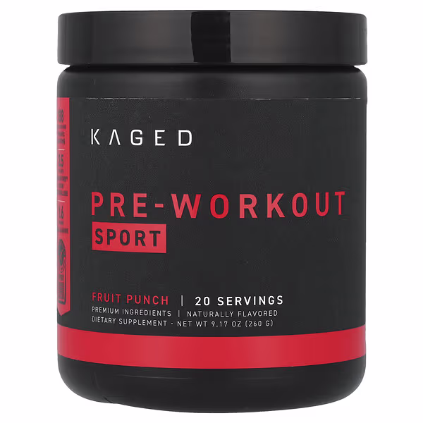 Kaged, Pre-Workout, Sport, Fruit Punch, 9.17 oz (260 g)