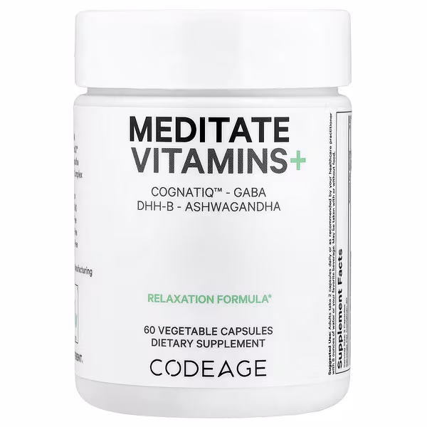 Codeage, Meditate Vitamins+, 60 Capsules