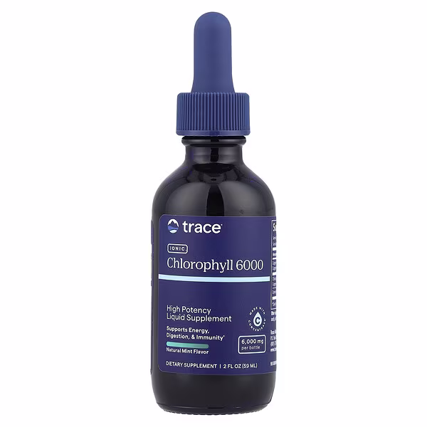 Trace, Ionic Chlorophyll 6000, Natural Mint, 2 fl oz (59 ml)