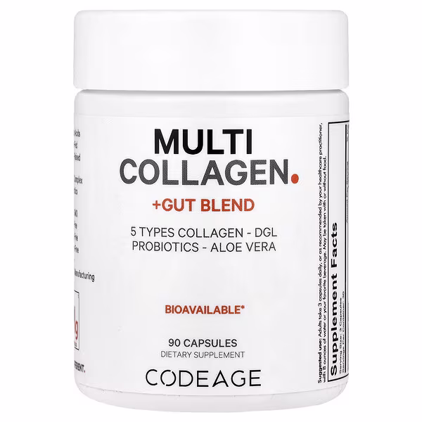 Codeage, Multi Collagen + Gut Blend, 90 Capsules