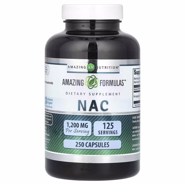 Amazing Nutrition, NAC, 250 Capsules (600 mg per Capsule)