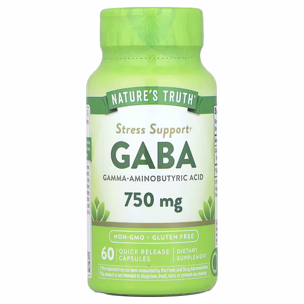 Nature's Truth, GABA, 750 mg, 60 Quick Release Capsules